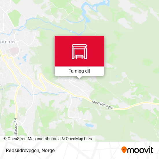 Rødsildrevegen kart