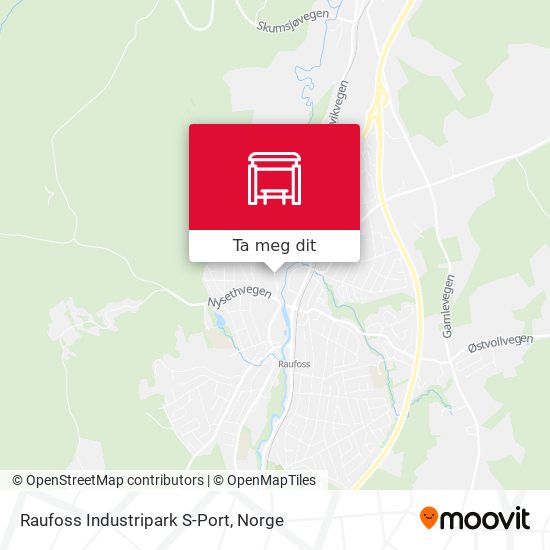 Raufoss Industripark S-Port kart