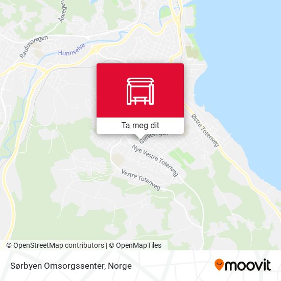 Sørbyen Omsorgssenter kart