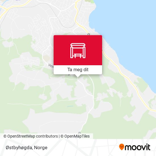 Østbyhøgda kart