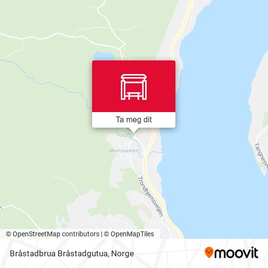 Bråstadbrua Bråstadgutua kart