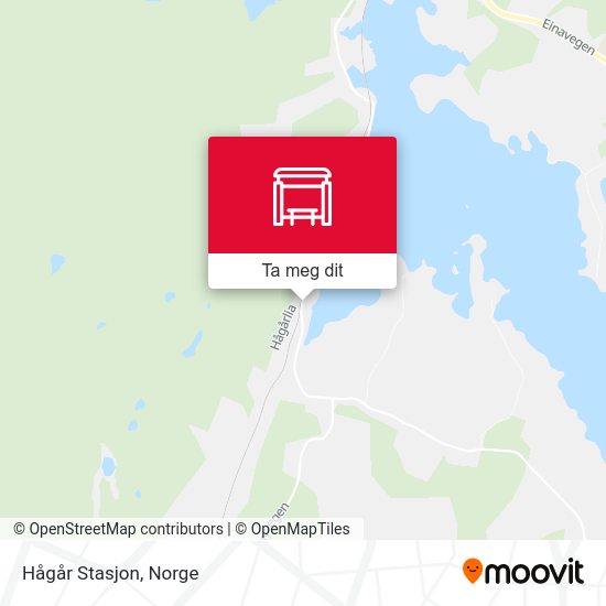Hågår Stasjon kart