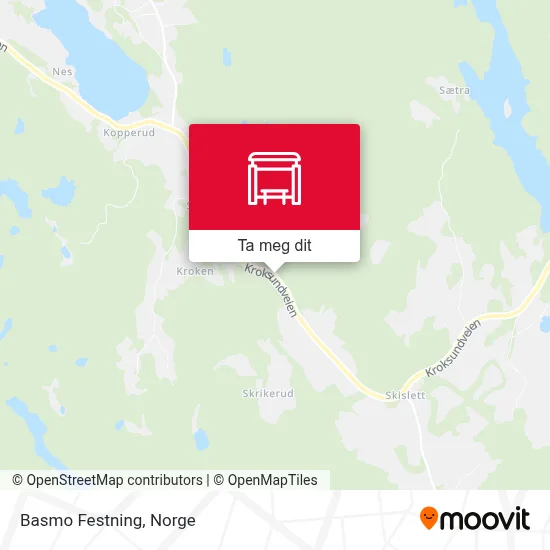 Basmo Festning kart