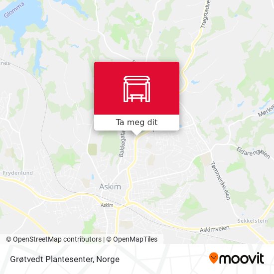 Grøtvedt Plantesenter kart