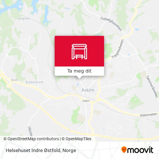 Helsehuset Indre Østfold kart