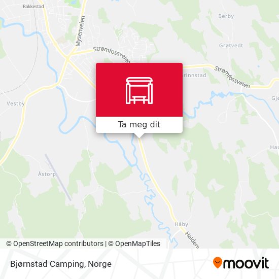 Bjørnstad Camping kart