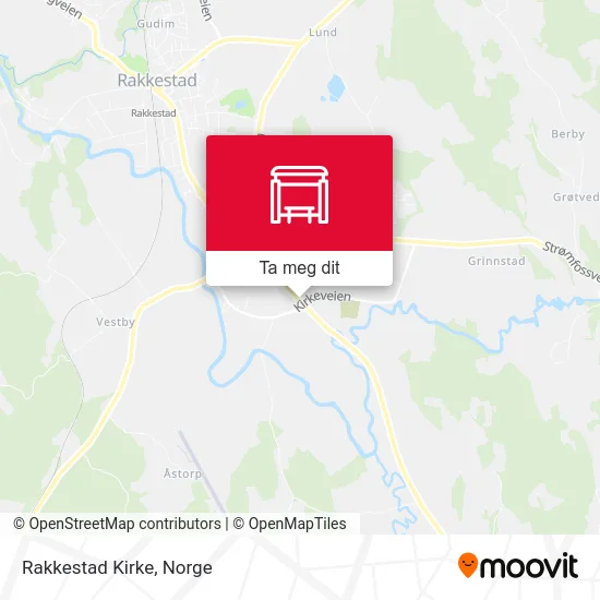 Rakkestad Kirke kart