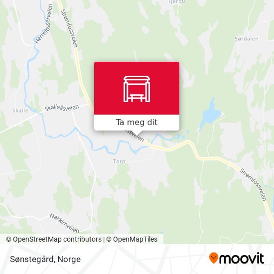 Sønstegård kart