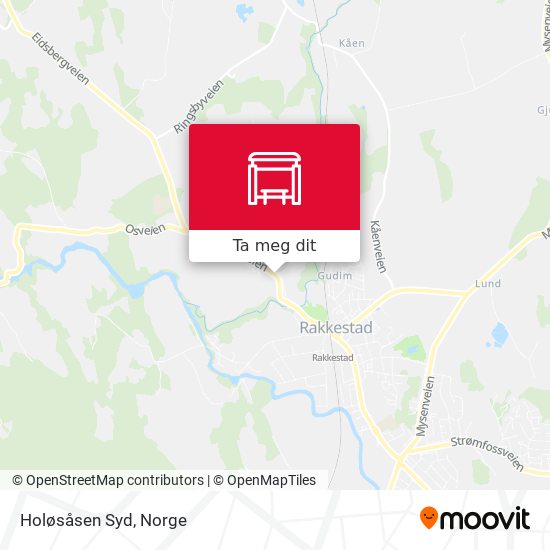 Holøsåsen Syd kart
