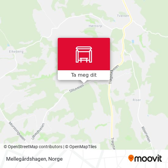 Mellegårdshagen kart
