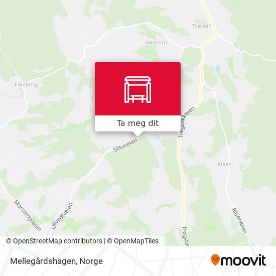 Mellegårdshagen kart