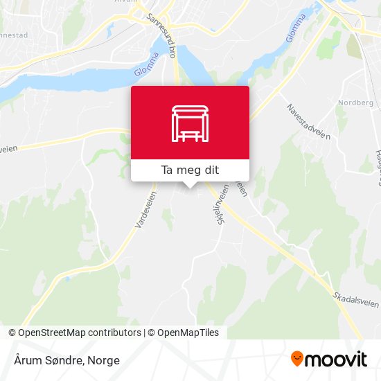 Årum Søndre kart
