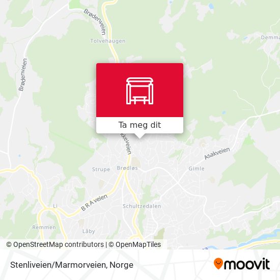Stenliveien/Marmorveien kart