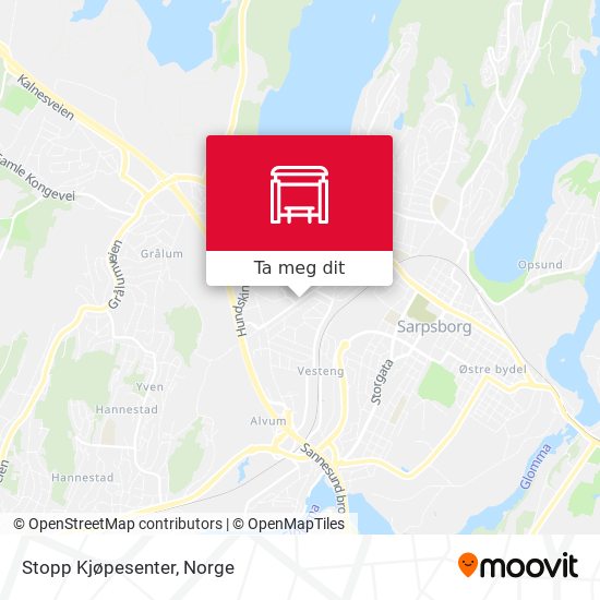 Stopp Kjøpesenter kart