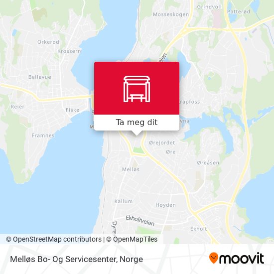 Melløs Bo- Og Servicesenter kart