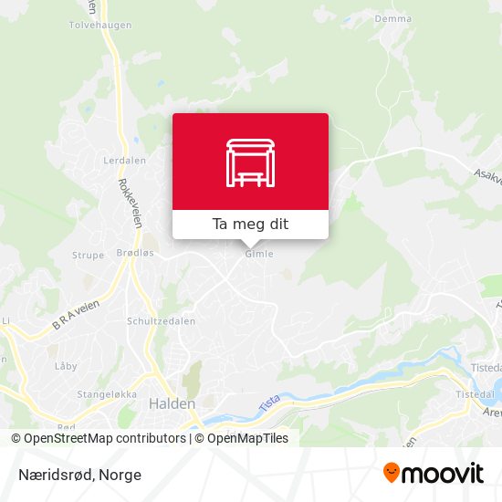 Næridsrød kart