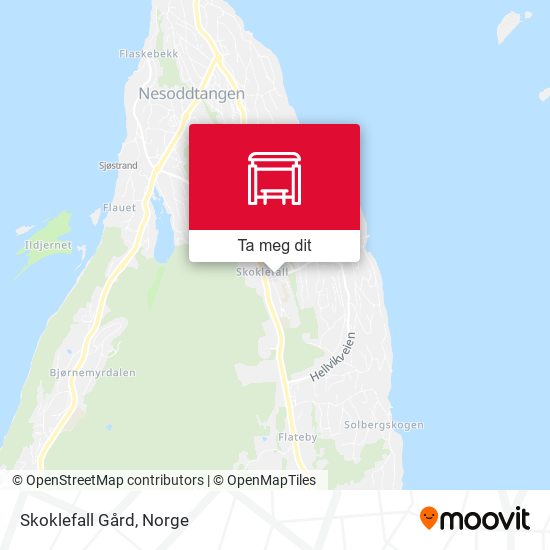 Skoklefall Gård kart