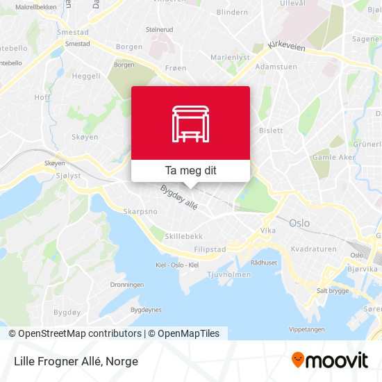 Lille Frogner Allé kart
