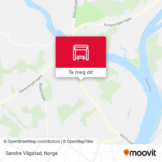 Søndre Vågstad kart