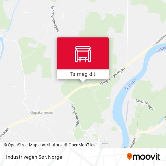 Industrivegen Sør kart