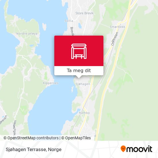 Sjøhagen Terrasse kart