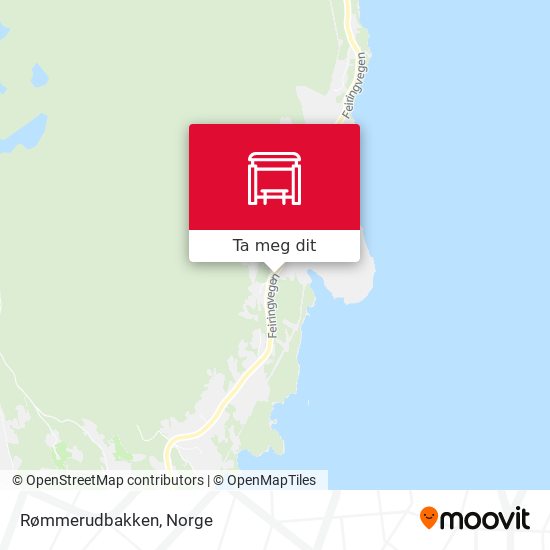 Rømmerudbakken kart