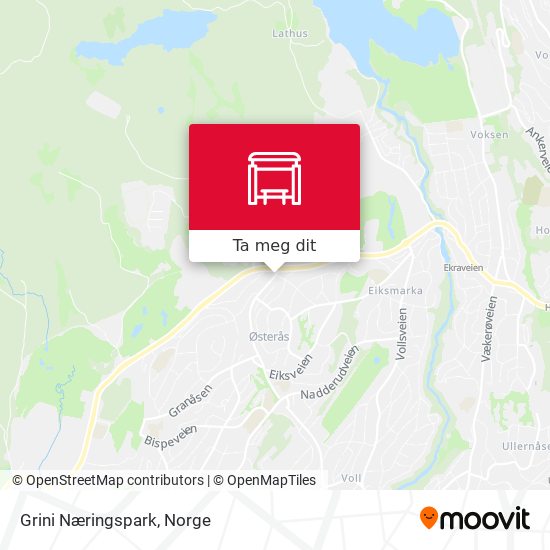 Grini Næringspark kart