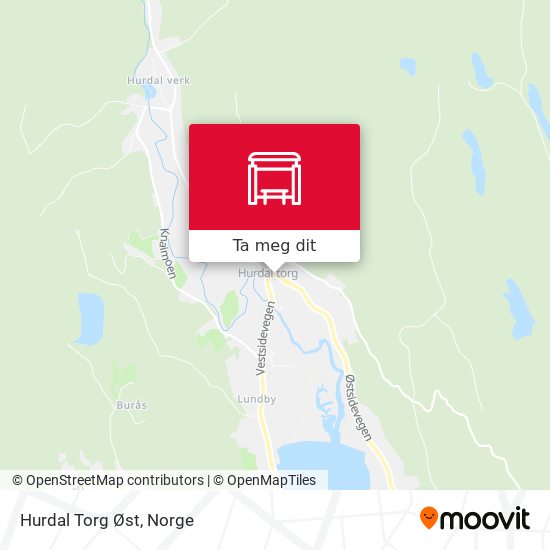Hurdal Torg Øst kart
