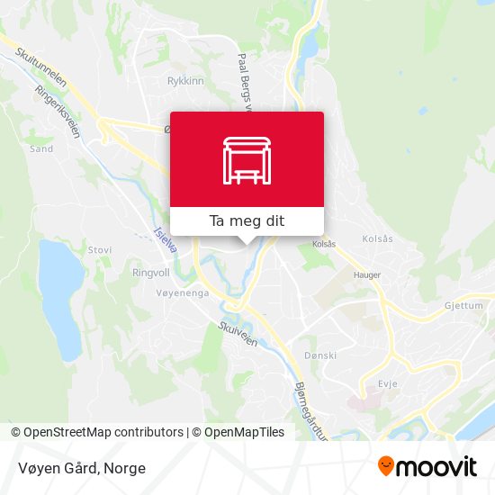 Vøyen Gård kart