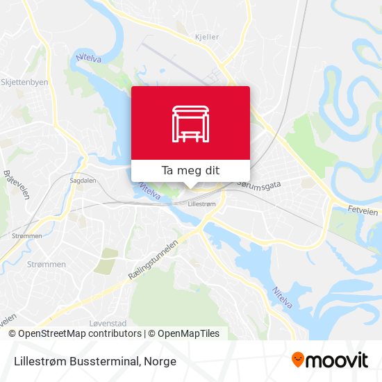Lillestrøm Bussterminal kart
