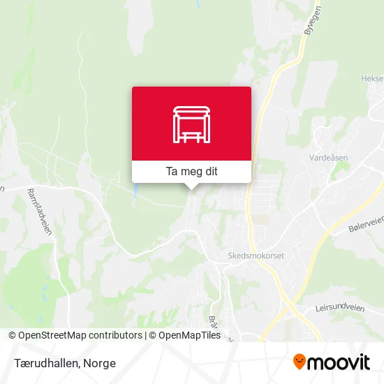 Tærudhallen kart