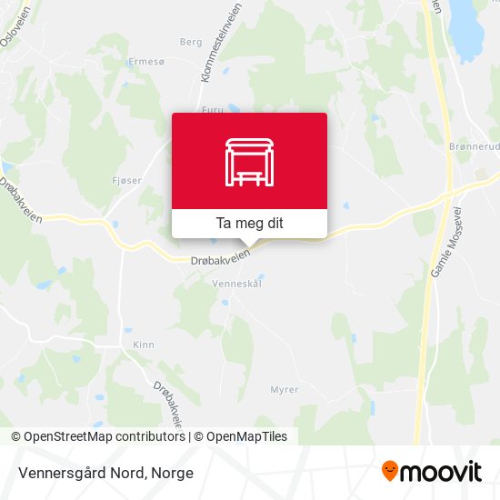Vennersgård Nord kart