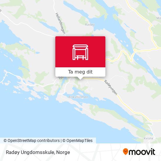 Radøy Ungdomsskule kart