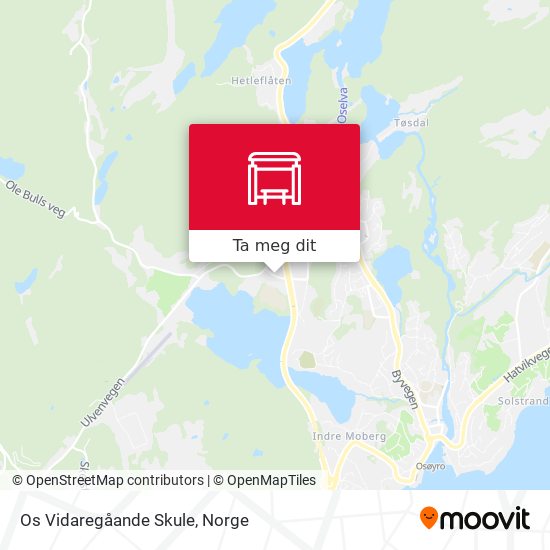 Os Vidaregåande Skule kart