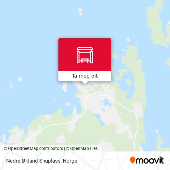 Nedre Økland Snuplass kart
