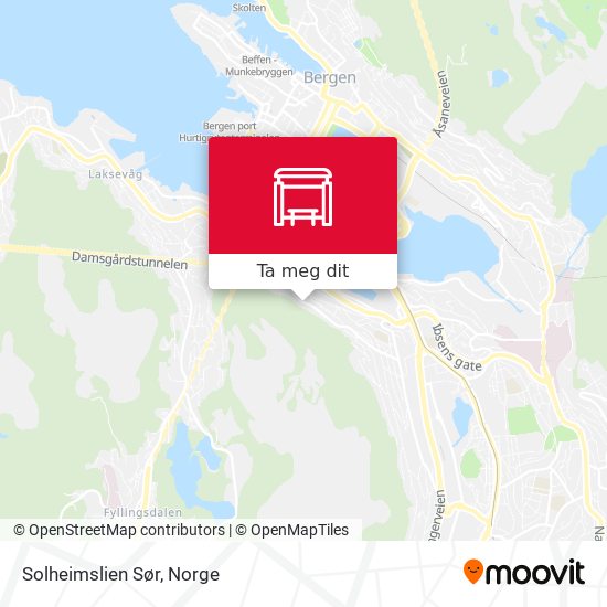 Solheimslien Sør kart