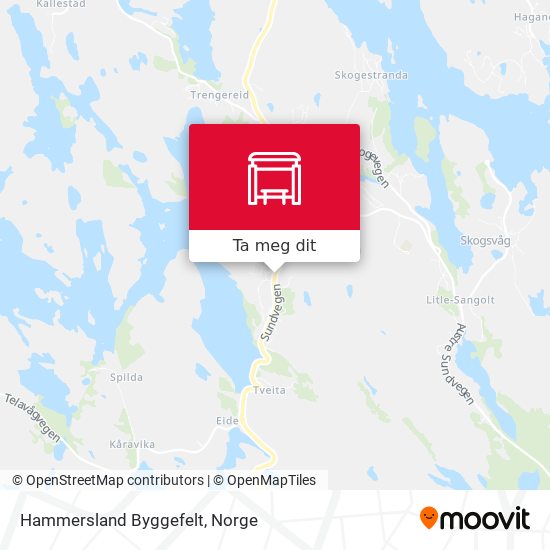 Hammersland Byggefelt kart