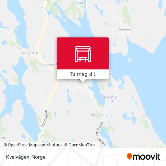 Kvalvågen kart