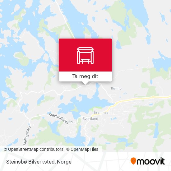Steinsbø Bilverksted kart