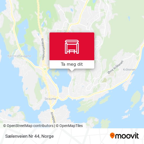 Sælenveien Nr 44 kart