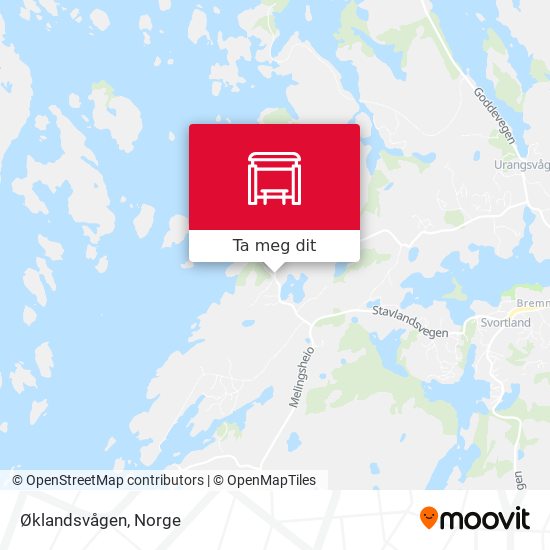 Øklandsvågen kart