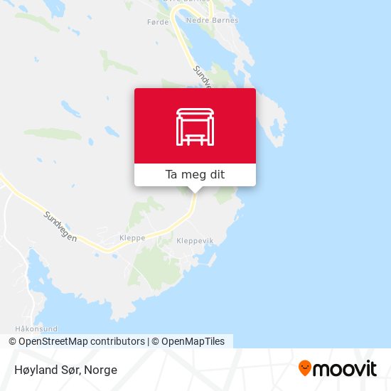 Høyland Sør kart