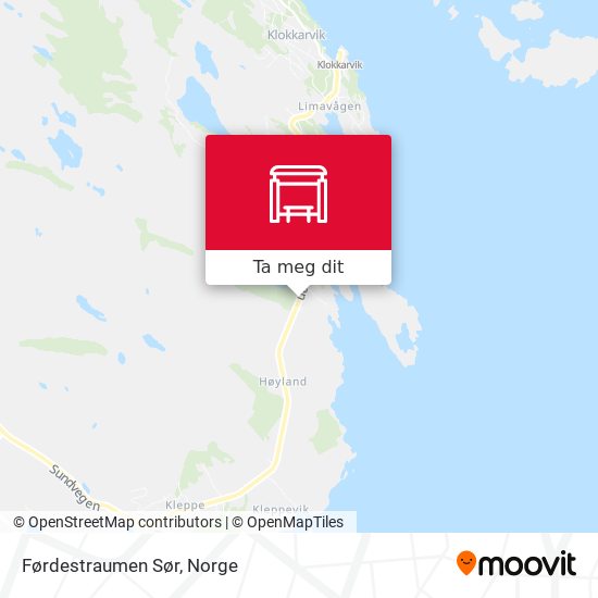 Førdestraumen Sør kart
