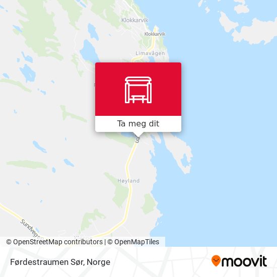 Førdestraumen Sør kart