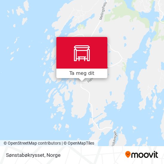 Sønstabøkrysset kart