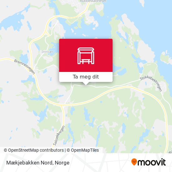 Mækjebakken Nord kart