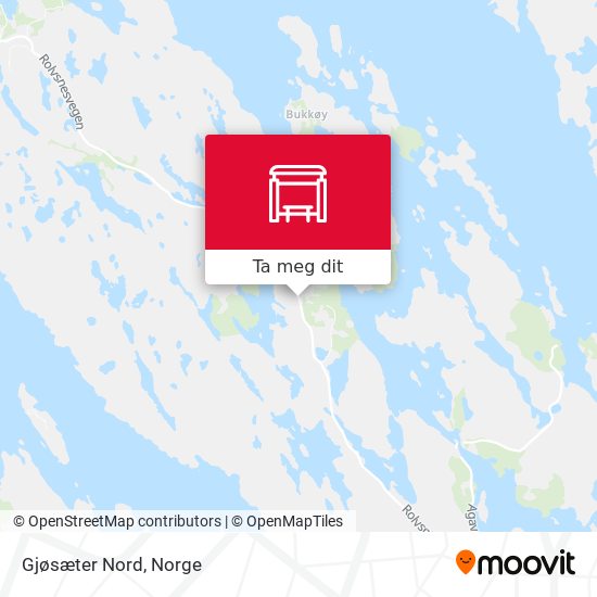 Gjøsæter Nord kart