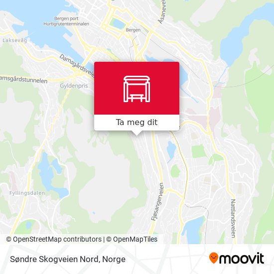 Søndre Skogveien Nord kart