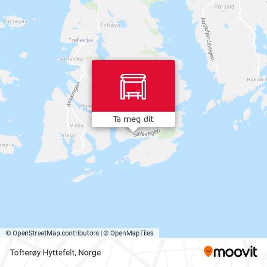 Tofterøy Hyttefelt kart