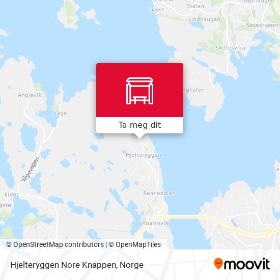 Hjelteryggen Nore Knappen kart